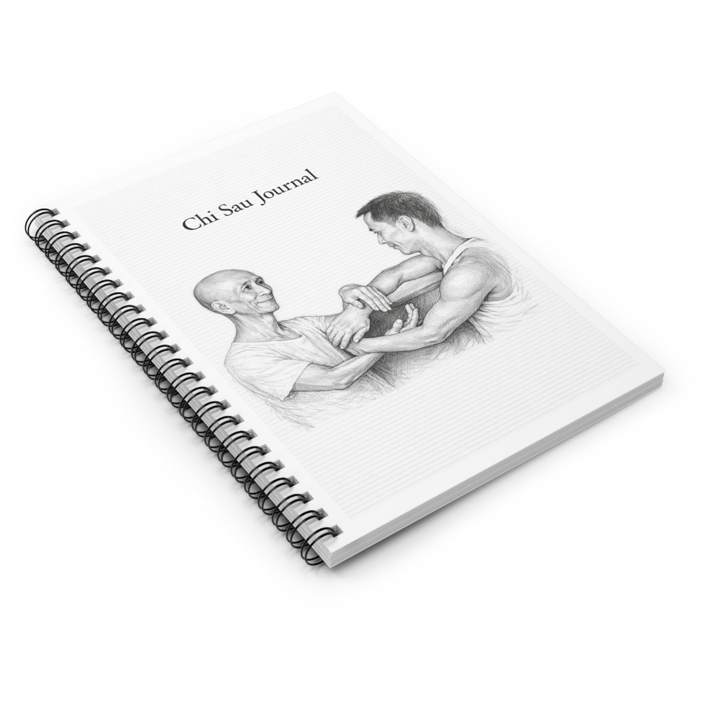 Chi Sau Journal Spiral Notebook — Wing Chun Training Log & Martial Arts Practice Notebook